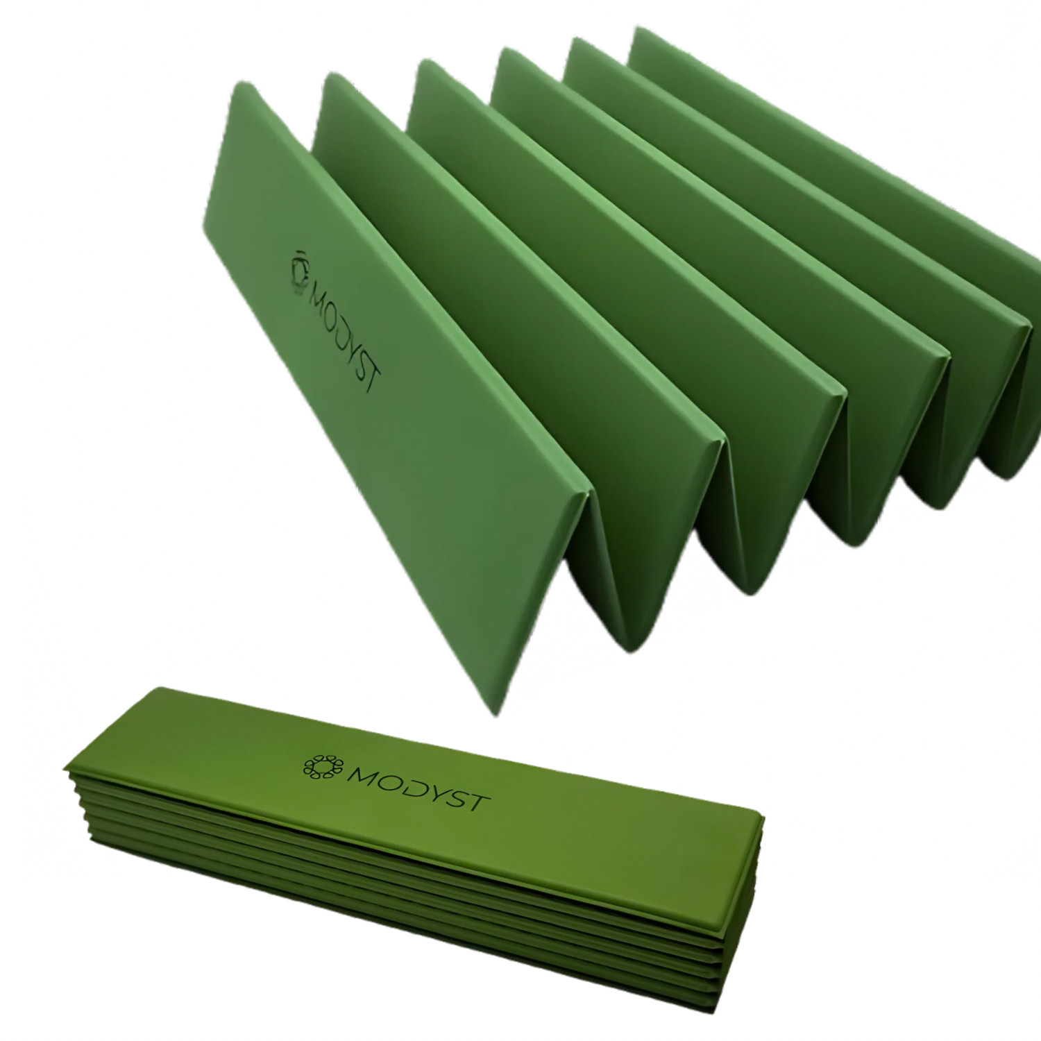 Folding Yoga Mat, Foldable Exercise Mat for Yoga, Pilates, Knee pad, NO Roll Mat