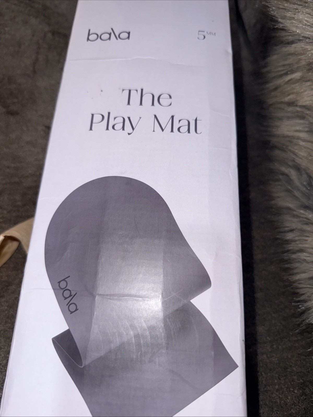 NEW Bala The Play Mat 5mm Yoga, Pilates, Home Workouts & Rehabilitation Charcoal