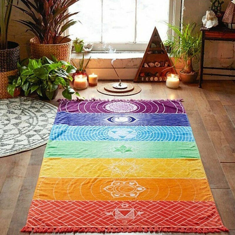 🏖️(New) Beach Mat, Yoga Mat or Wall Tapestry