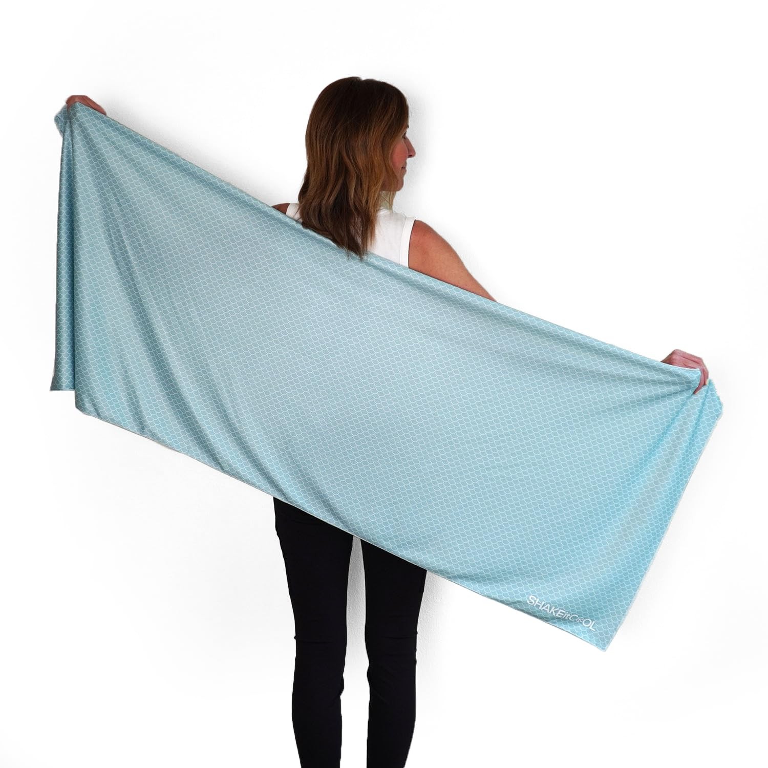 Shakeitcool Large Cooling Shawl – Instant Heat Relief For Outdoor Events – Soft