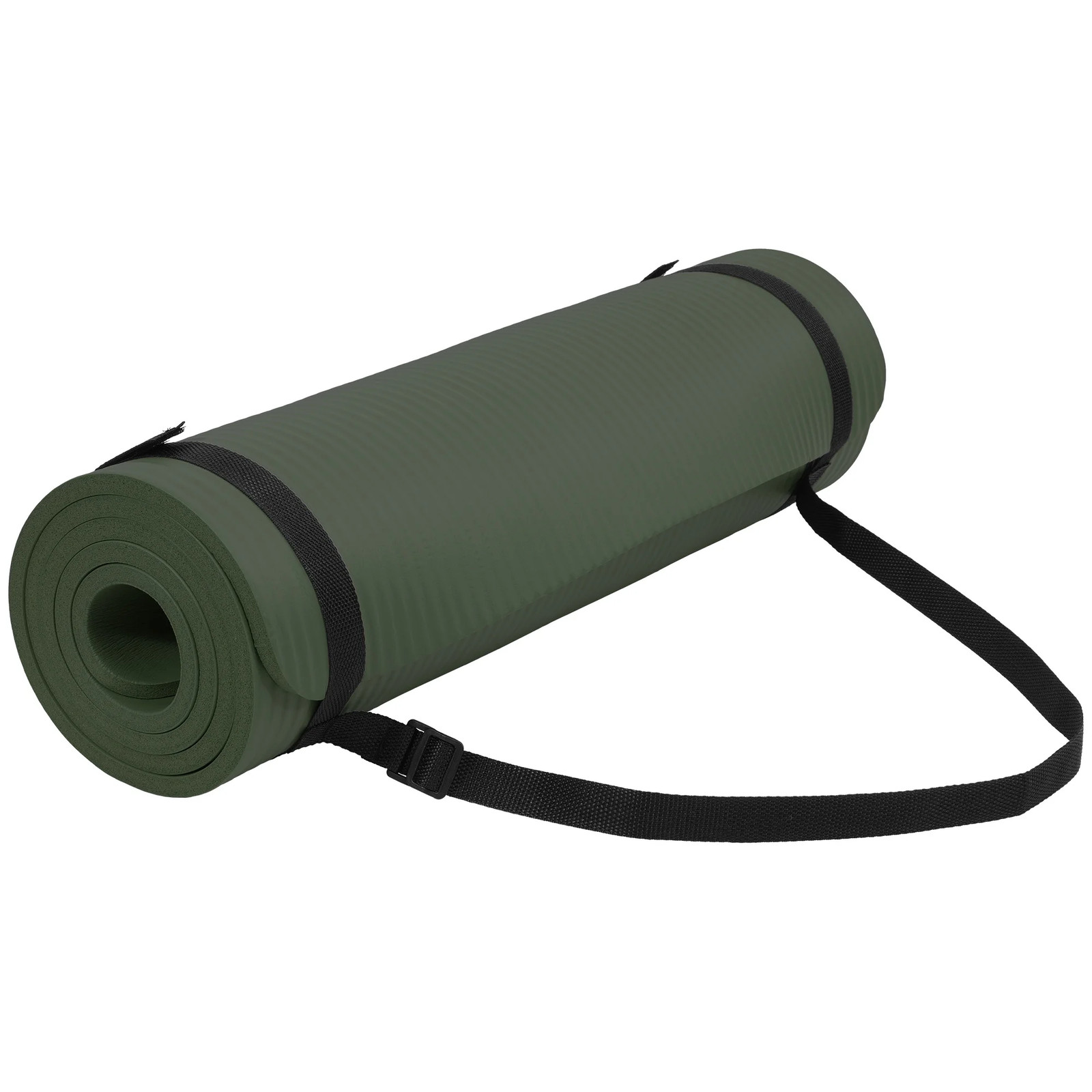 BalanceFrom Extra Thick 1/2″ Yoga Mat – 71″x24″ Non-Slip Exercise Mat with Carry