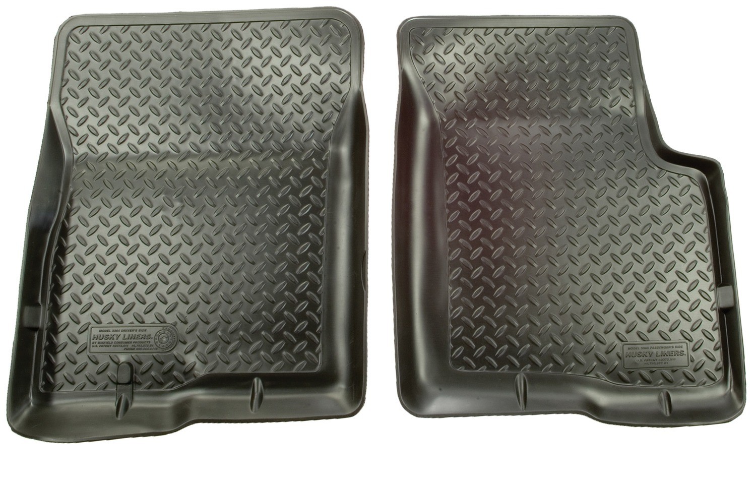 0511 Ranger Front Floor Liners Black