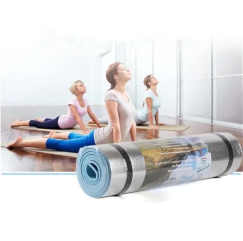 Non Slip Durable Sport exercice Yoga Pilates Mat Gym Fitness w/ Bag Strap