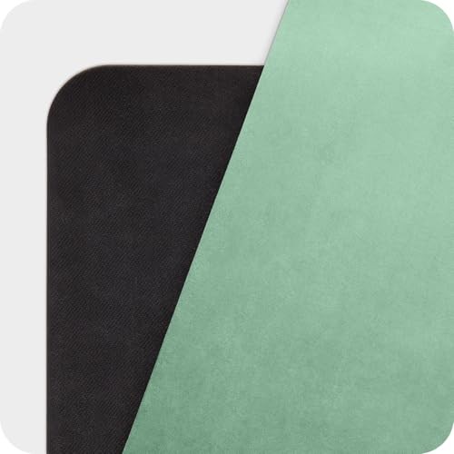 Yoga Mat, 4mm Cushioned Exercise Mat for Yoga, Pilates, Home Jade Ombre Suede