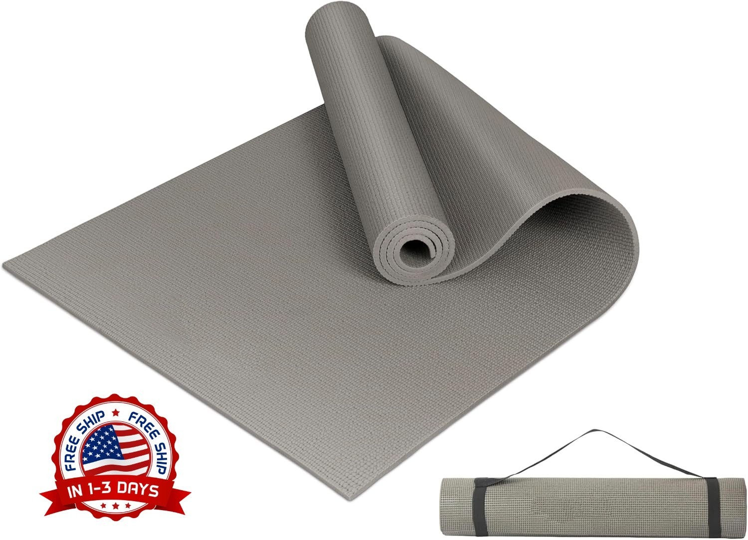 Esterilla de yoga con correa de transporte para yoga, pilates y fitness NUEVO US