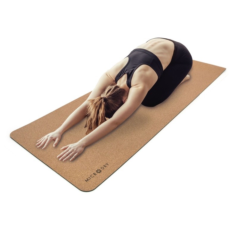 Eco Friendly Cork Yoga Mat Non Slip TPE Base Hot Yoga Moisture Resistant New