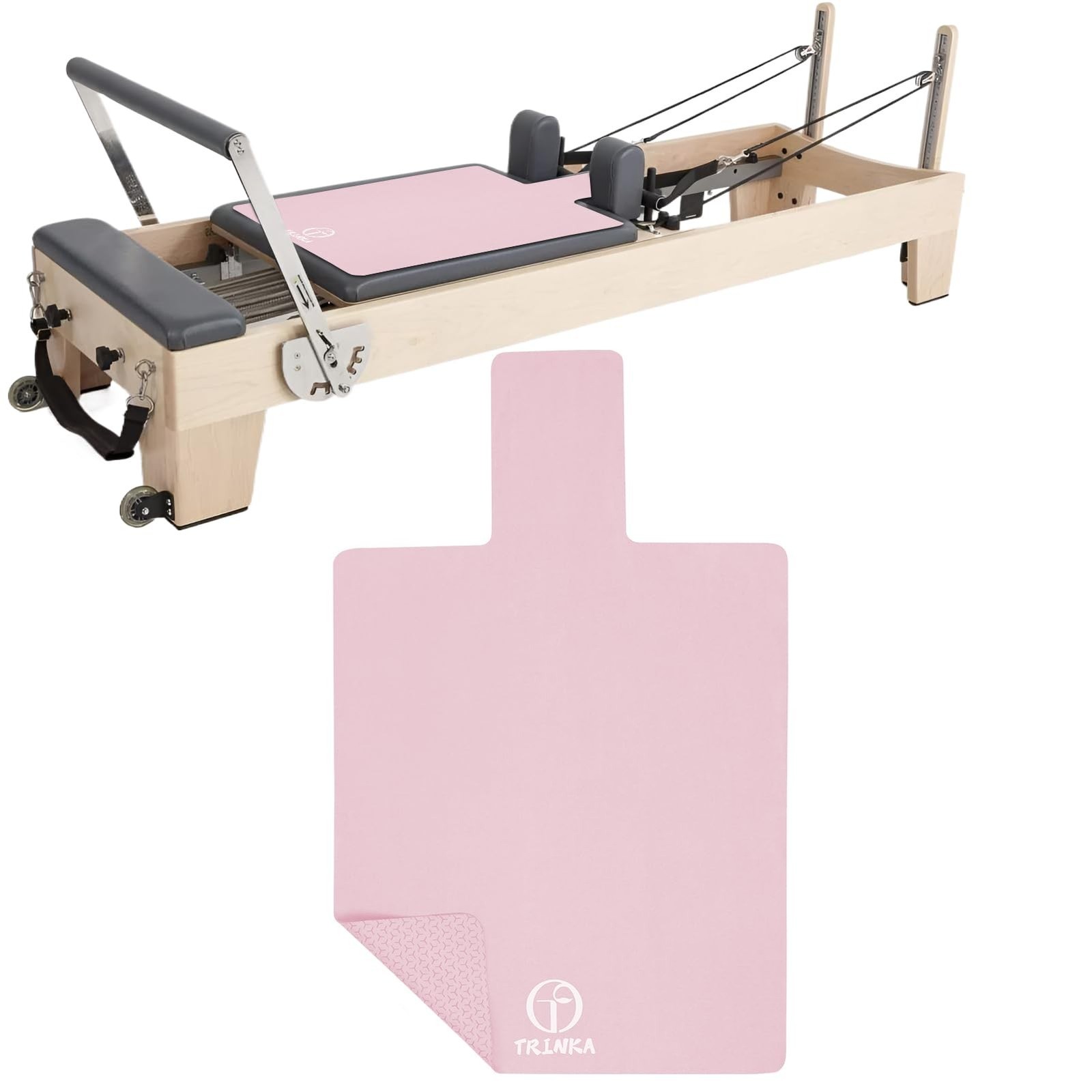 Non-Slip Pilates Reformer Mat, 2mm Thick Pilates Reformer Machine Cover Mat, …