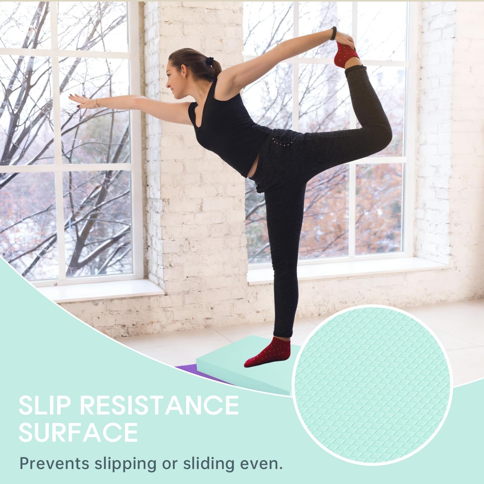 Balance Pad – Stability Trainer for Balance, Stretching, Physical Therapy,