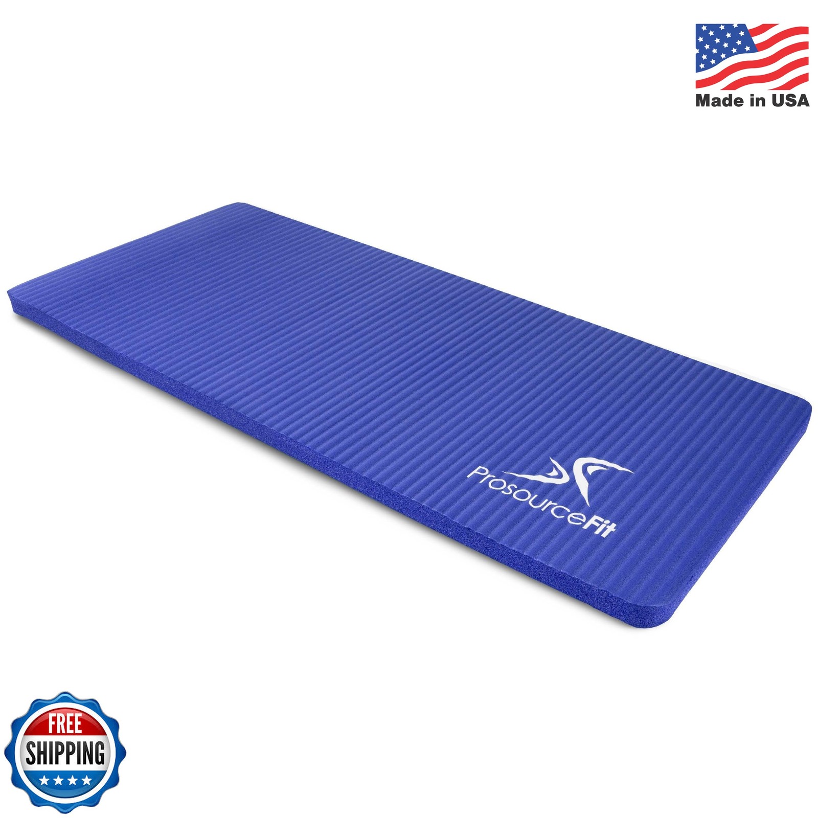 ProsourceFit Extra Thick Yoga Knee Pad and Elbow Cushion 15mm (5/8”) Fits Standa