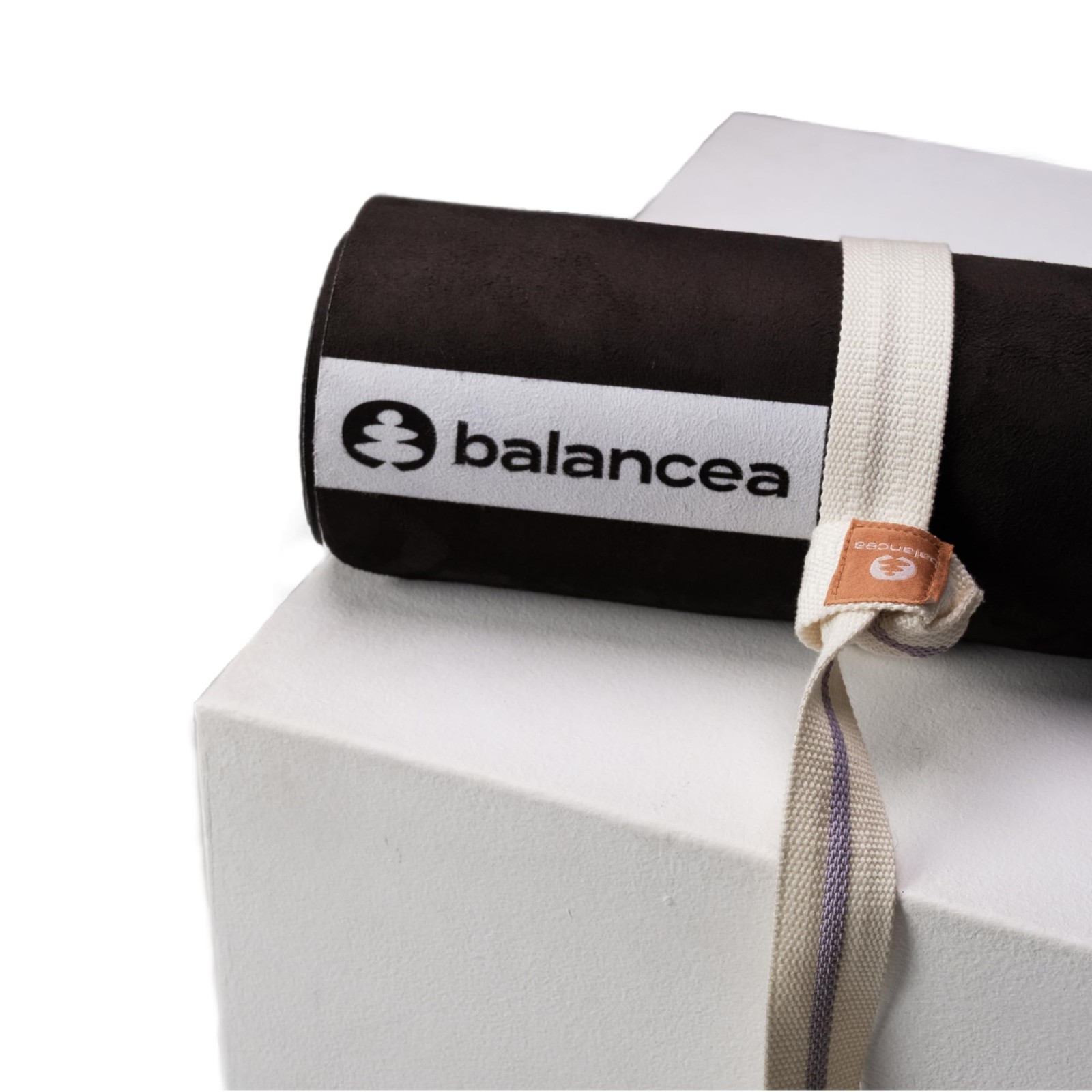 Yoga Mat With Strap 5mm Non Slip Suede & TPE – Moon Black Eco-Friendly Fitnes…