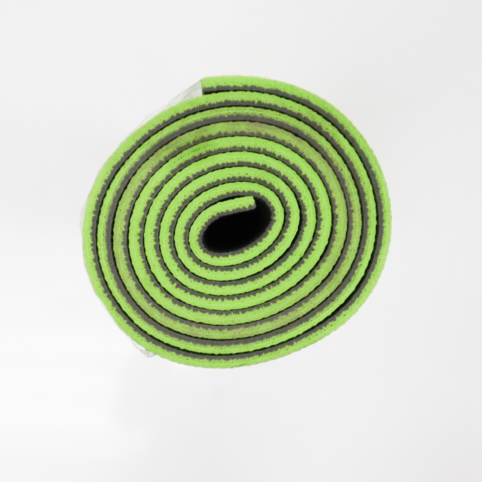 GoZone Reversible PVC Yoga Mat Green and Grey 24in x 68in Indoor Outdoor Use