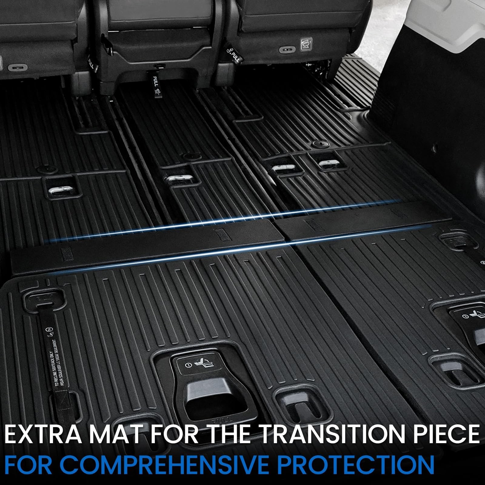 Floor Mats Set for 2022-2025 2026 Kia Carnival (Gas Only), All Weather TPE Ba…