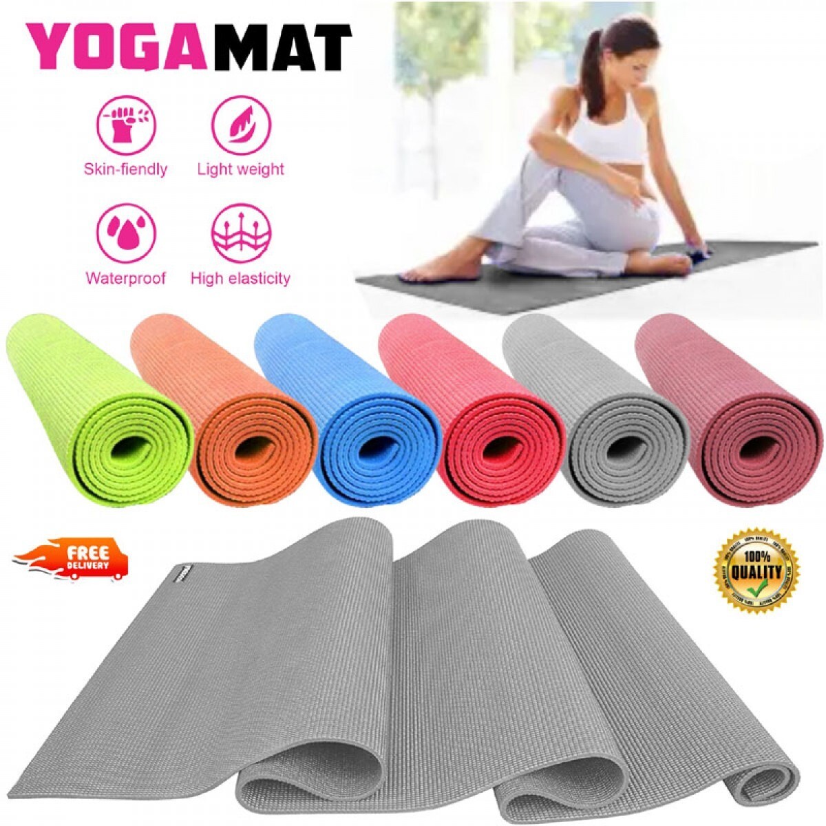 High quality Non slip yoga mats