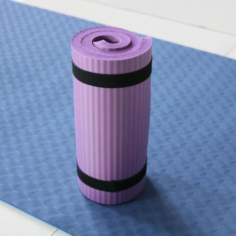 Yoga Knee Pad 1.5cm Thick Non-Slip Foam Fitness Pilates Plank Cushion 60x25cm