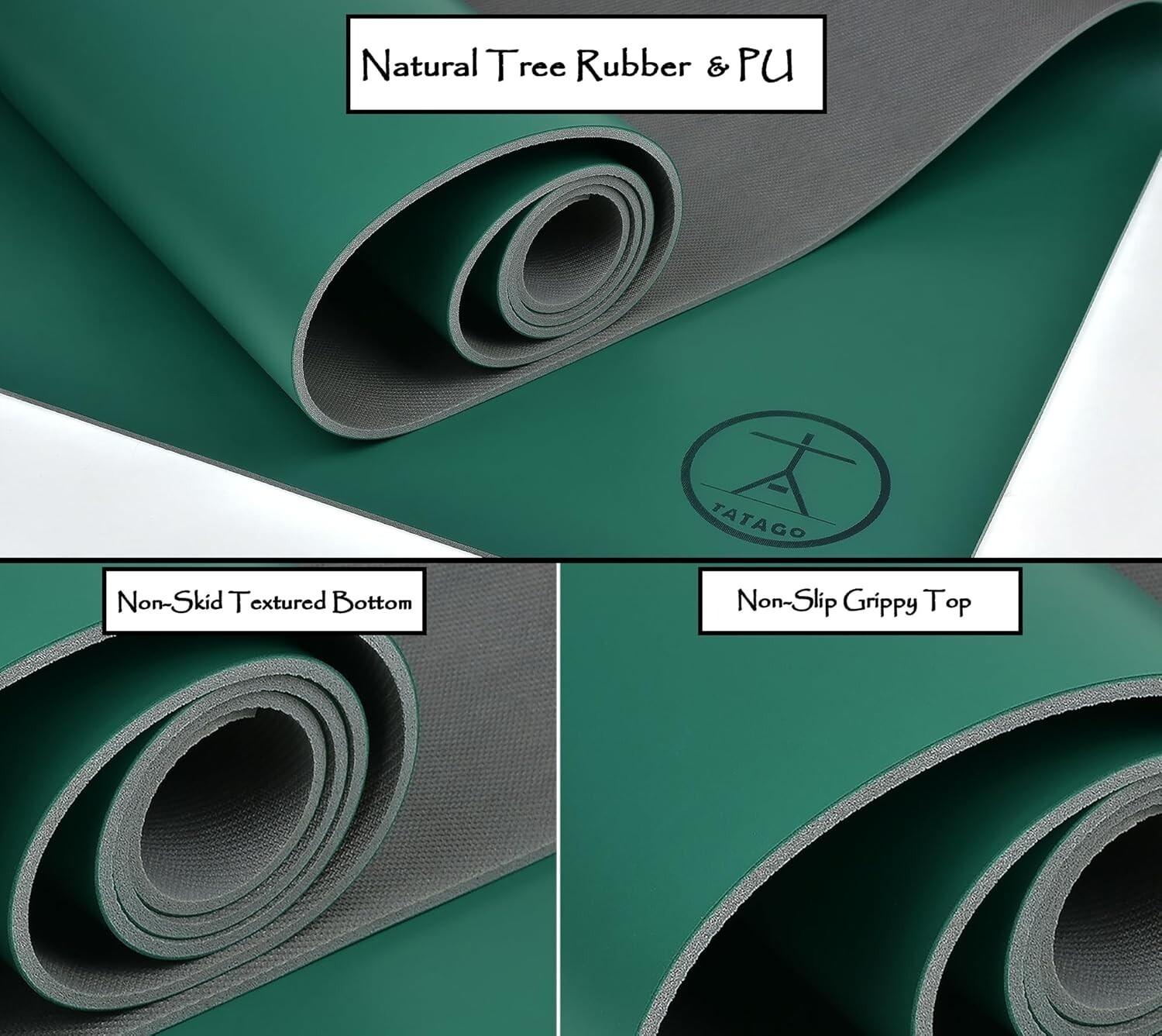 Premium XL Yoga Mat 84″ x 30″ – Ideal for Intense Workouts & Hot Yoga