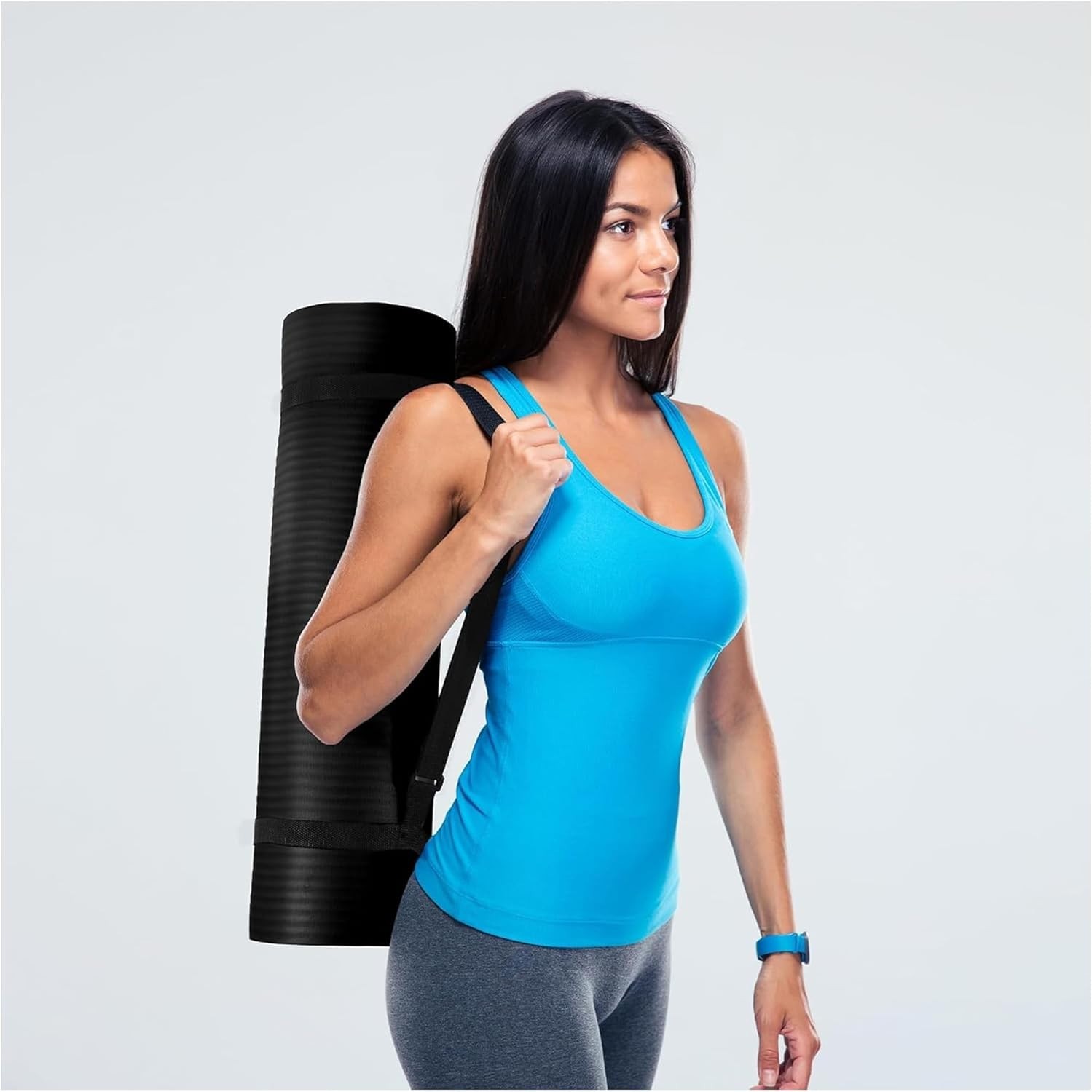 Non-Slip Yoga Mat, 71″ x 24″ – Anti-Tear, Moisture Resistant & Portable