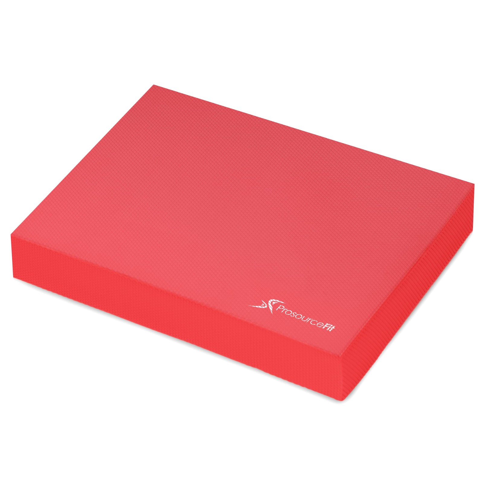 ProsourceFit Exercise Balance Pad – Non-Slip L – (15.5″ x 12.75″), Red