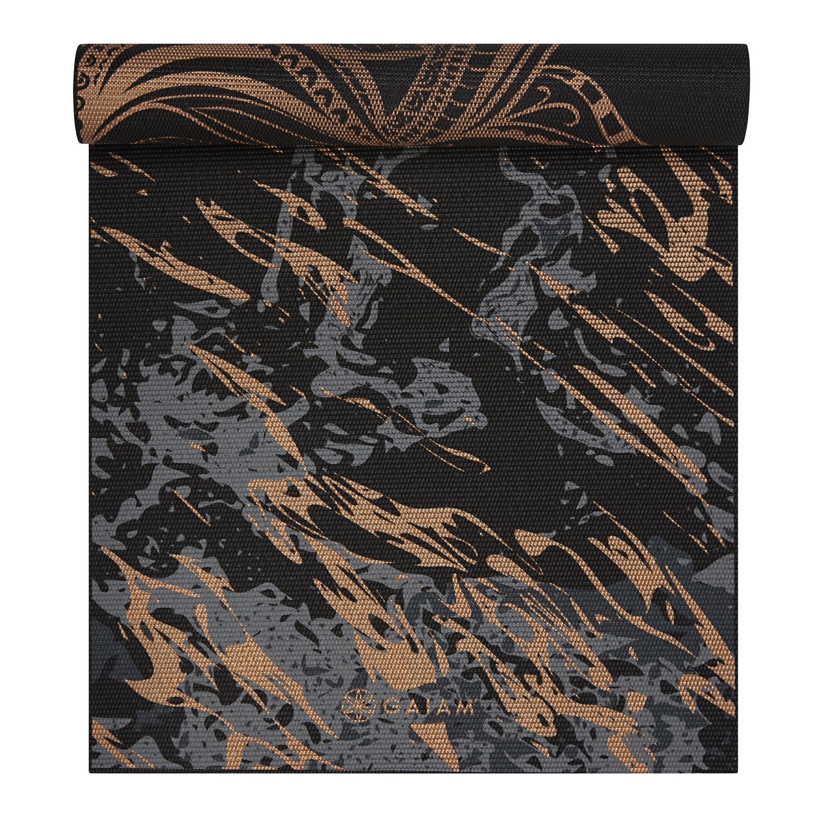 Yoga Mat Premium 6mm Print Reversible Extra Thick Non Slip Exercise & Fitness
