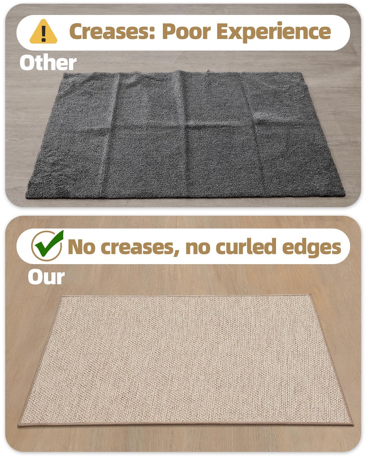 Dirt Trapping Mat Indoor, Non Slip Doormat, Woven Entrance Carpet, Clean…