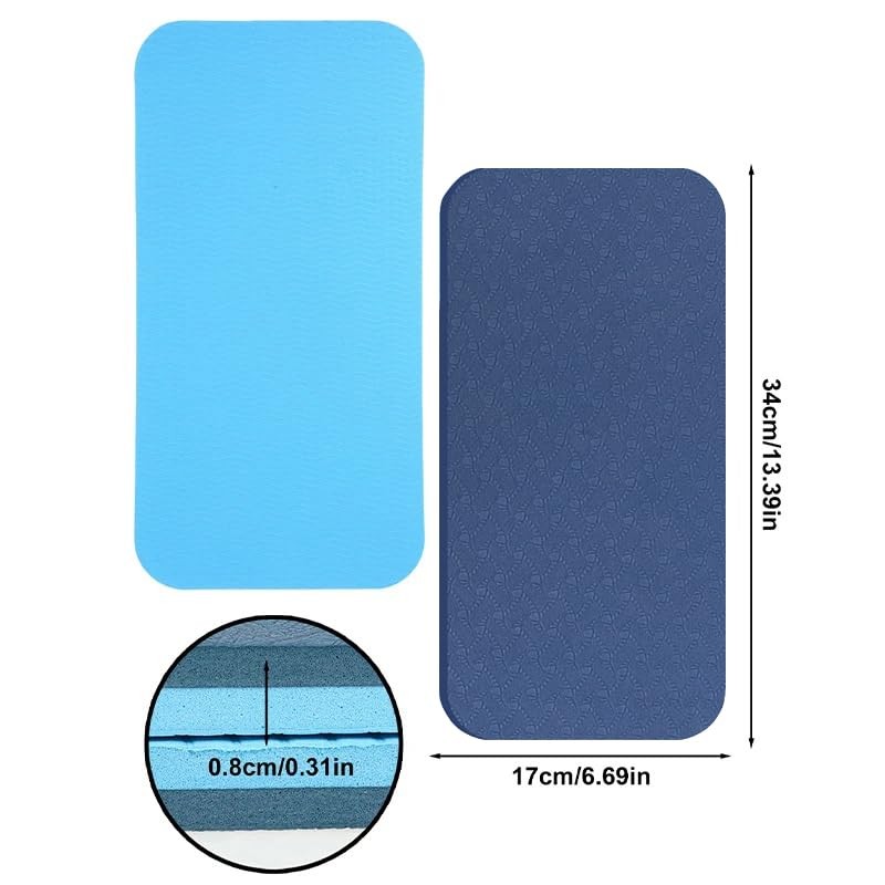 2 Pack Yoga Knee Pads Plank Elbow Pad Plank Board Elbow Cushion Cover Foam 8m…