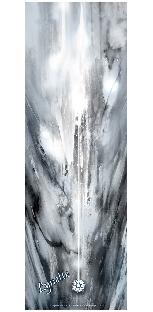 Lunar™ (silver) Spiritual, Artistic, unique chakra yoga mat