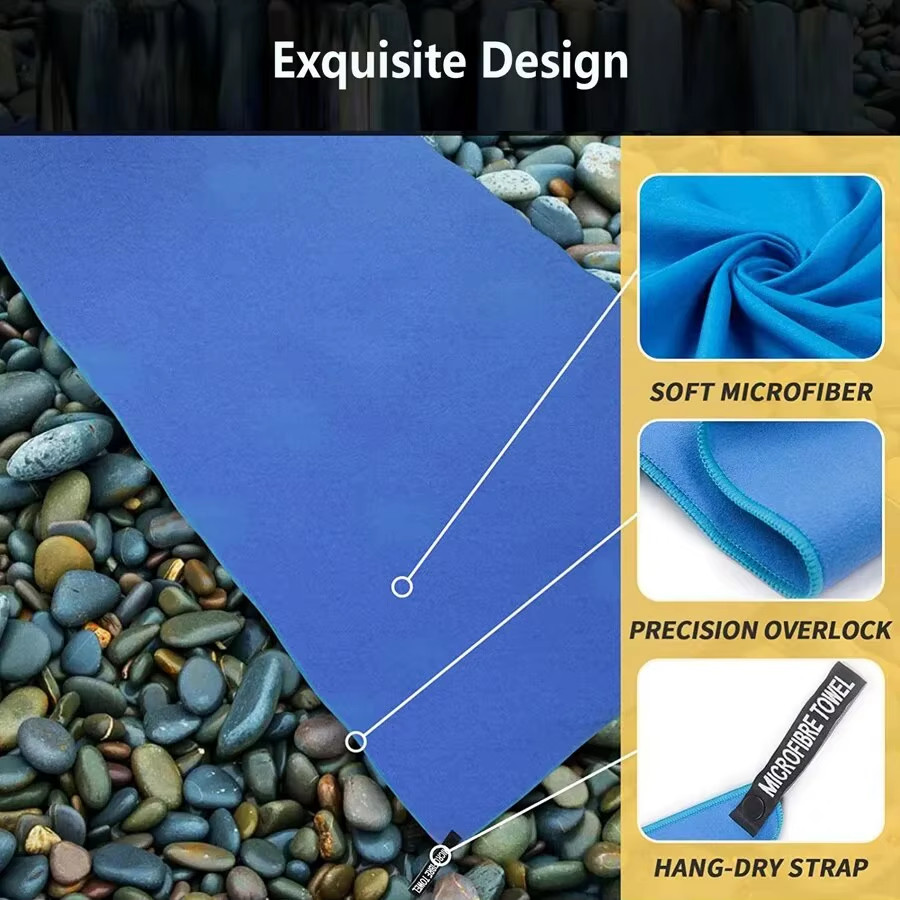 Quick-Dry Sports Towel 40X80/76X152CM Microfiber Running Yoga Gym Fitness Basket
