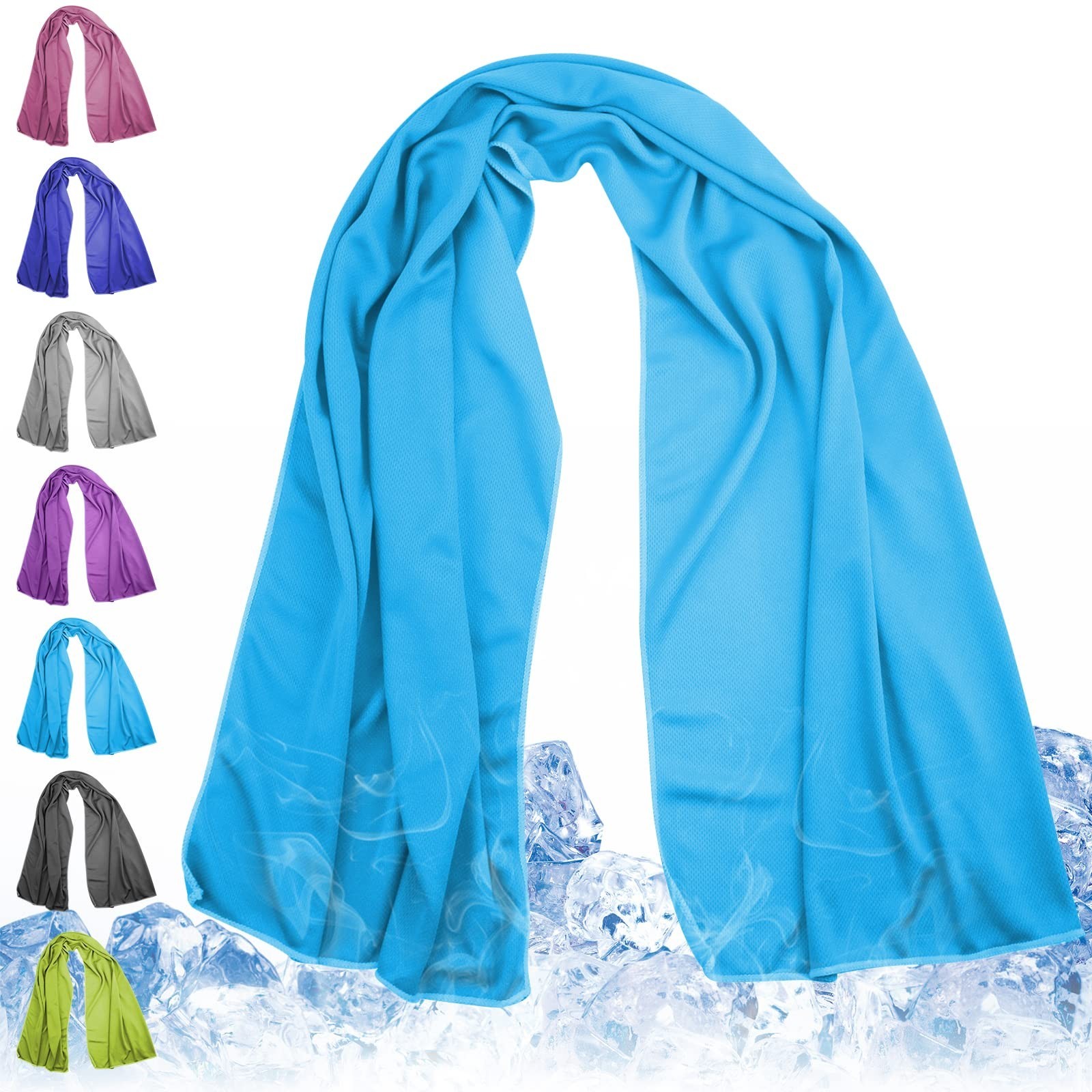 Cooling Towels 43.3″ x 15.7″ – Ice Towel, Sweat Towel, Cooling Towels for Nec…