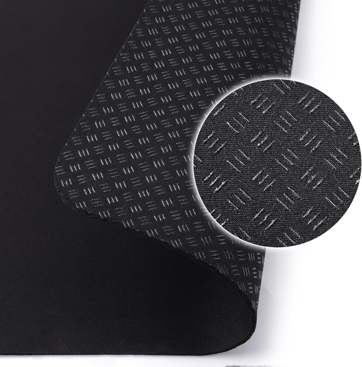 Elliptical Machine Non-Slip Mat – Protects Floors, Compact Size 23.6″ x 17″