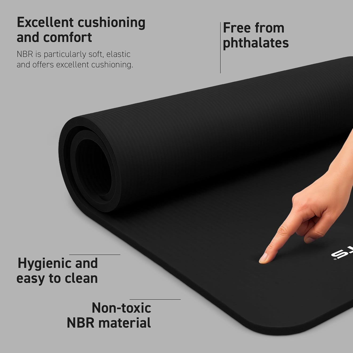 Yoga Mat Premium Non Slip Thick – Extra Comfortable Exercise Mat for Home Workou