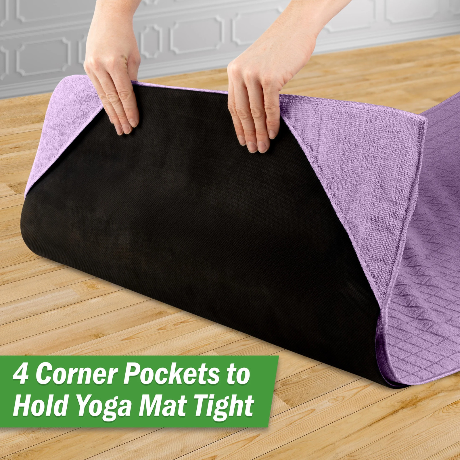Yoga Towel Set 72×24 Hot Yoga Pilates Exercise Mat Cover Sweat Absorbent