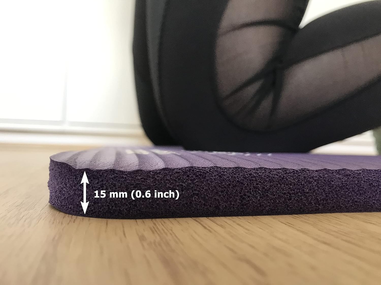 Yoga Knee Pad 0.6 inch Thick Pilates Yoga Knee Pad Cushion your knees Also