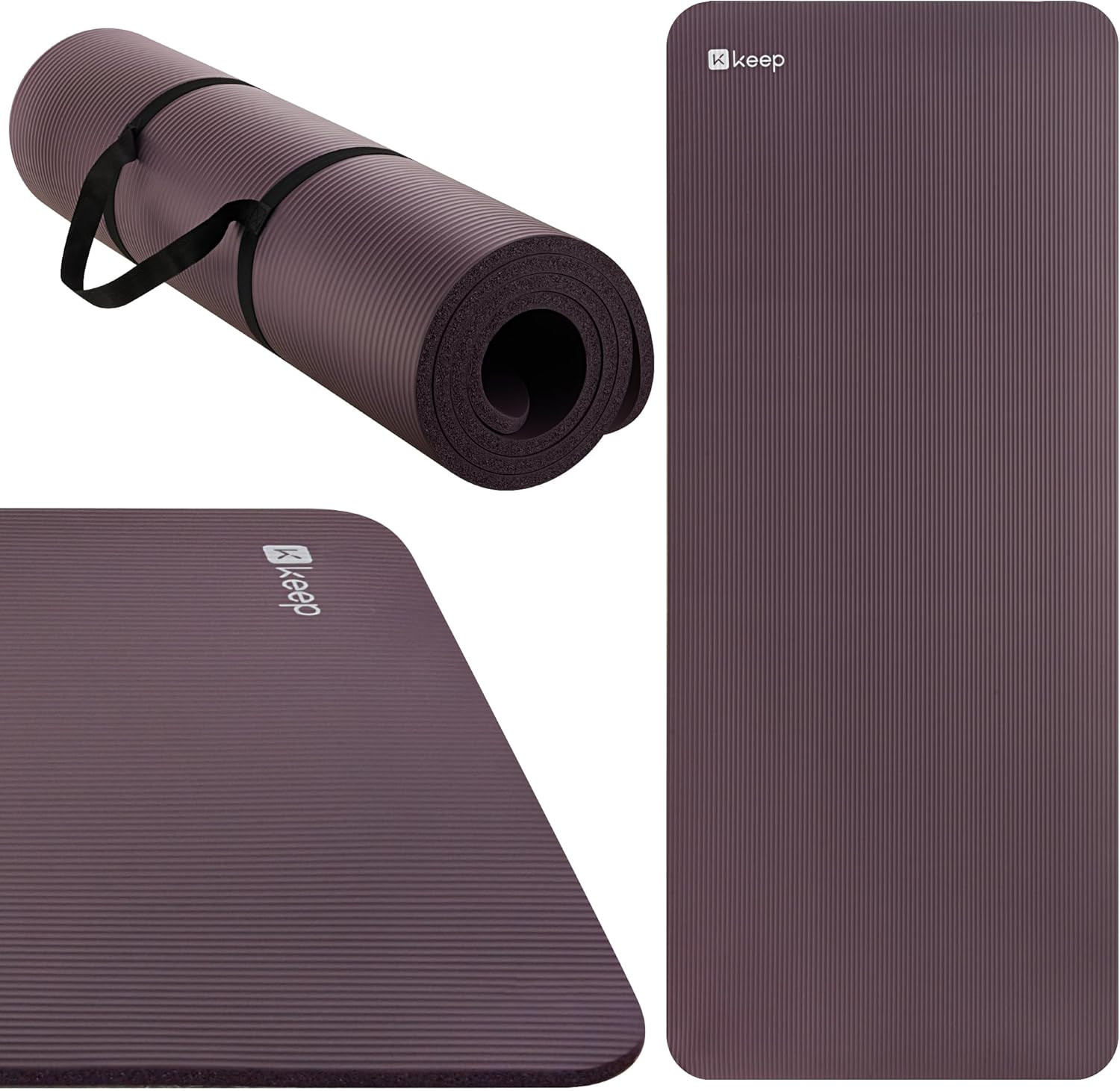 Extra Thick NBR Yoga Mat for Women & Men, 15Mm Thick, 72”X32” Large Exercise Mat