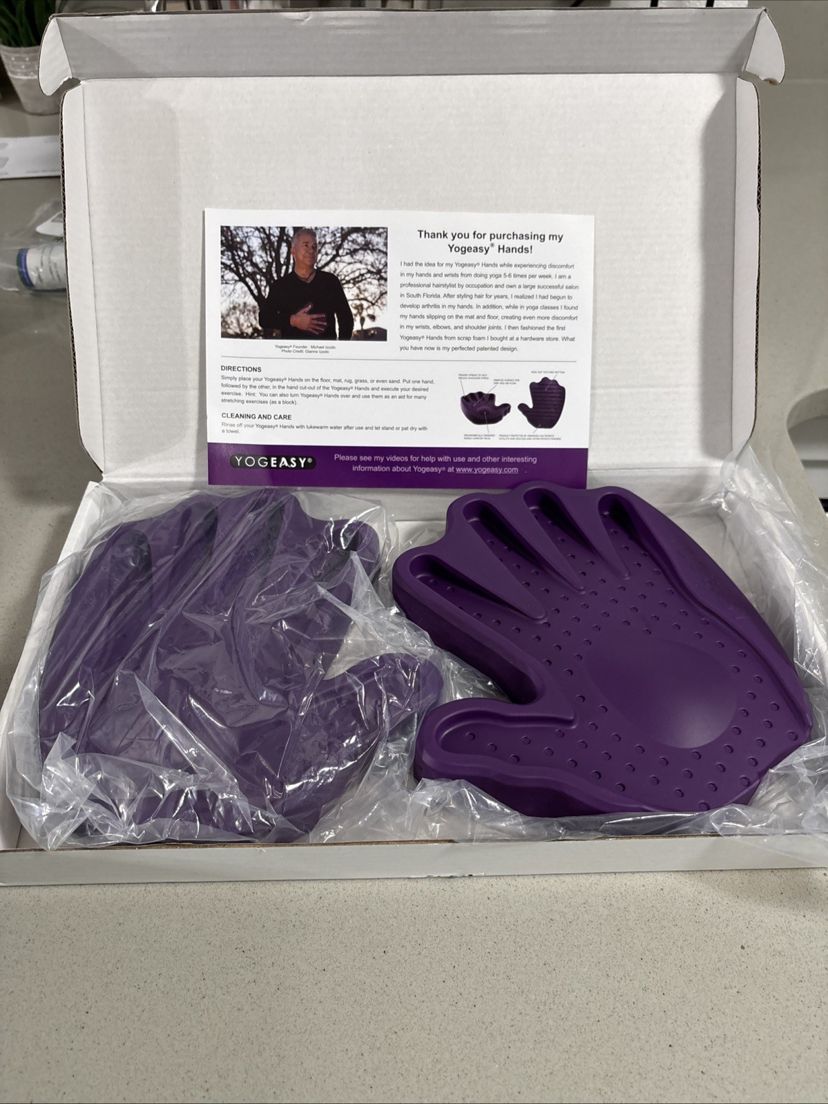 Premium Yoga Blocks Wrist Protection Pilates￼Exercise Non-Slip Yogeasy 7.5