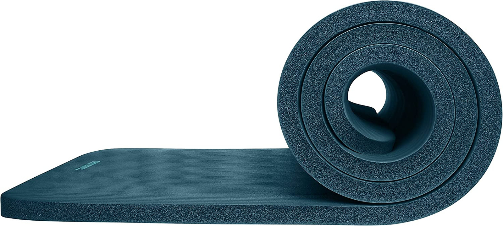 Solana Yoga Mat 1″ Thick W/Nylon Strap for Men & Women – Non Slip Excercise Mat