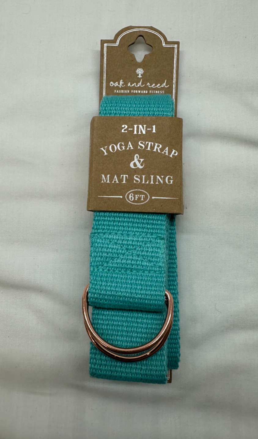 Oak and Reed Yoga and Fitness Exercise Mat Set (24″x68″x4mm) – Sling and Bag