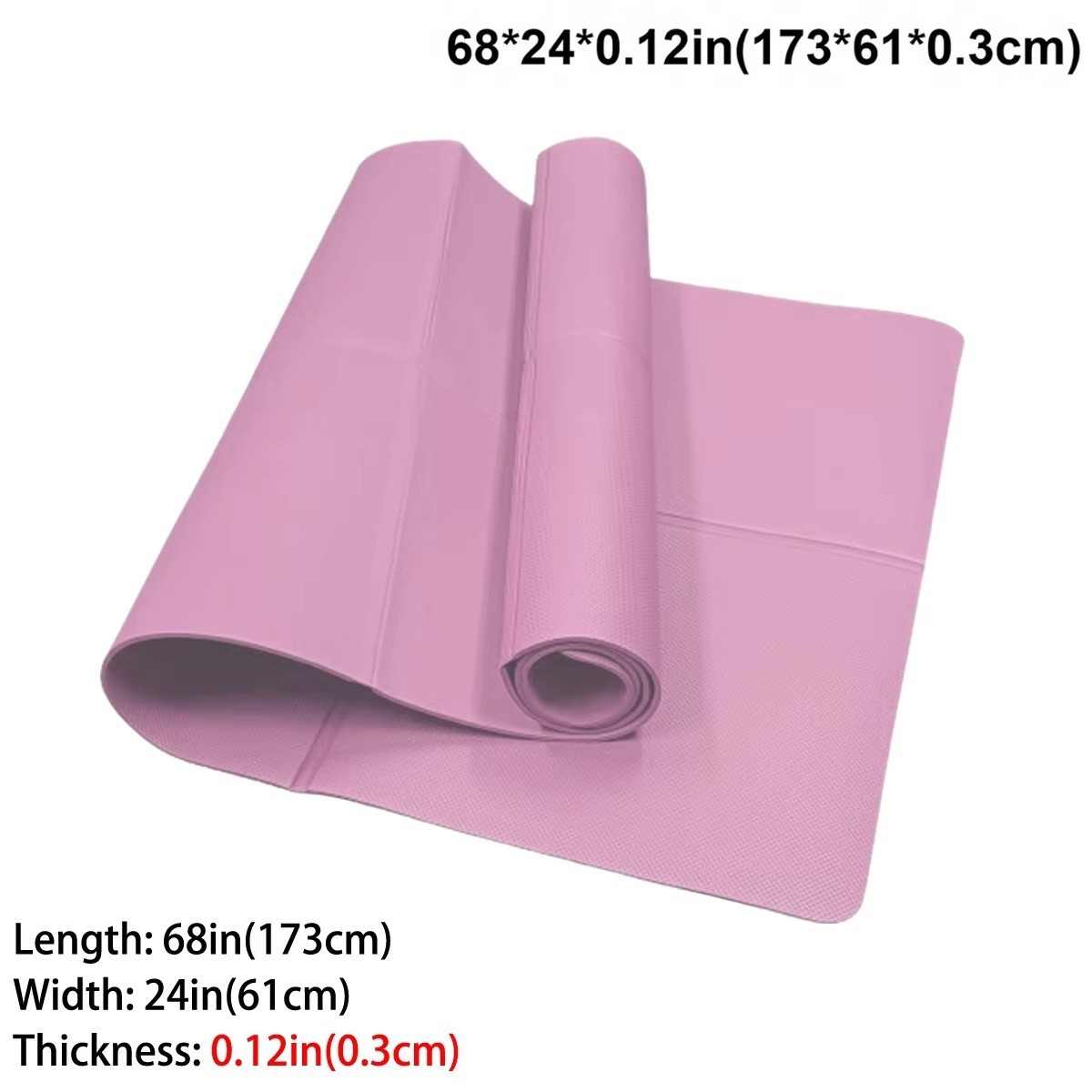 Foldable EVA Yoga Mat 3/4/6mm Eco-Friendly Travel Pilates Fitness Floor Mat