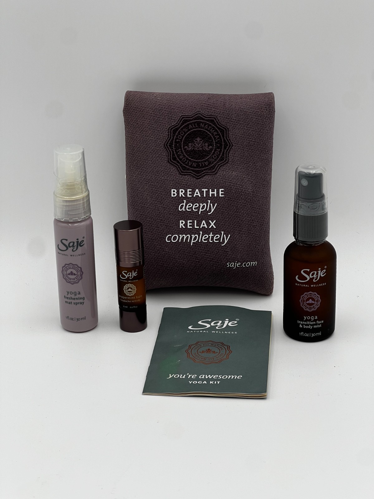 3-Pack Saje Natural Wellness You’re Awesome Yoga Essential Oil Kit
