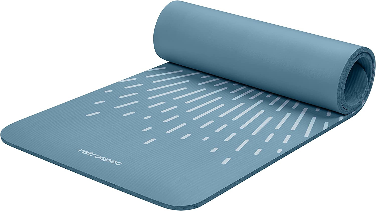 Solana Yoga Mat Thick 1/2In Non-Slip Workout Mat with Nylon Strap – 72X24In Exer