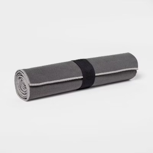 Yoga Mat Towel Gray