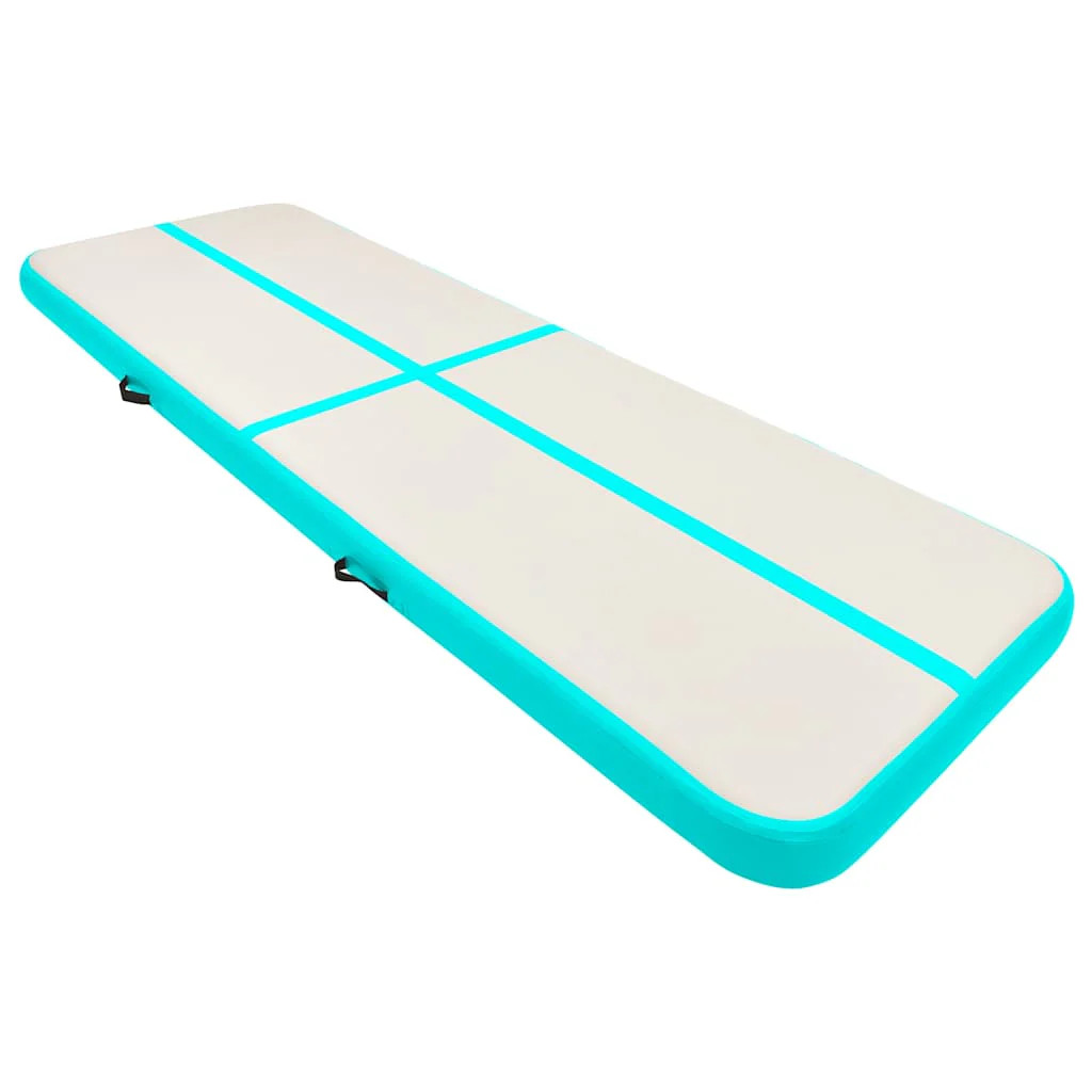 Gymnastics Mat with Inflatable Pump 300x100x20 cm PVC
