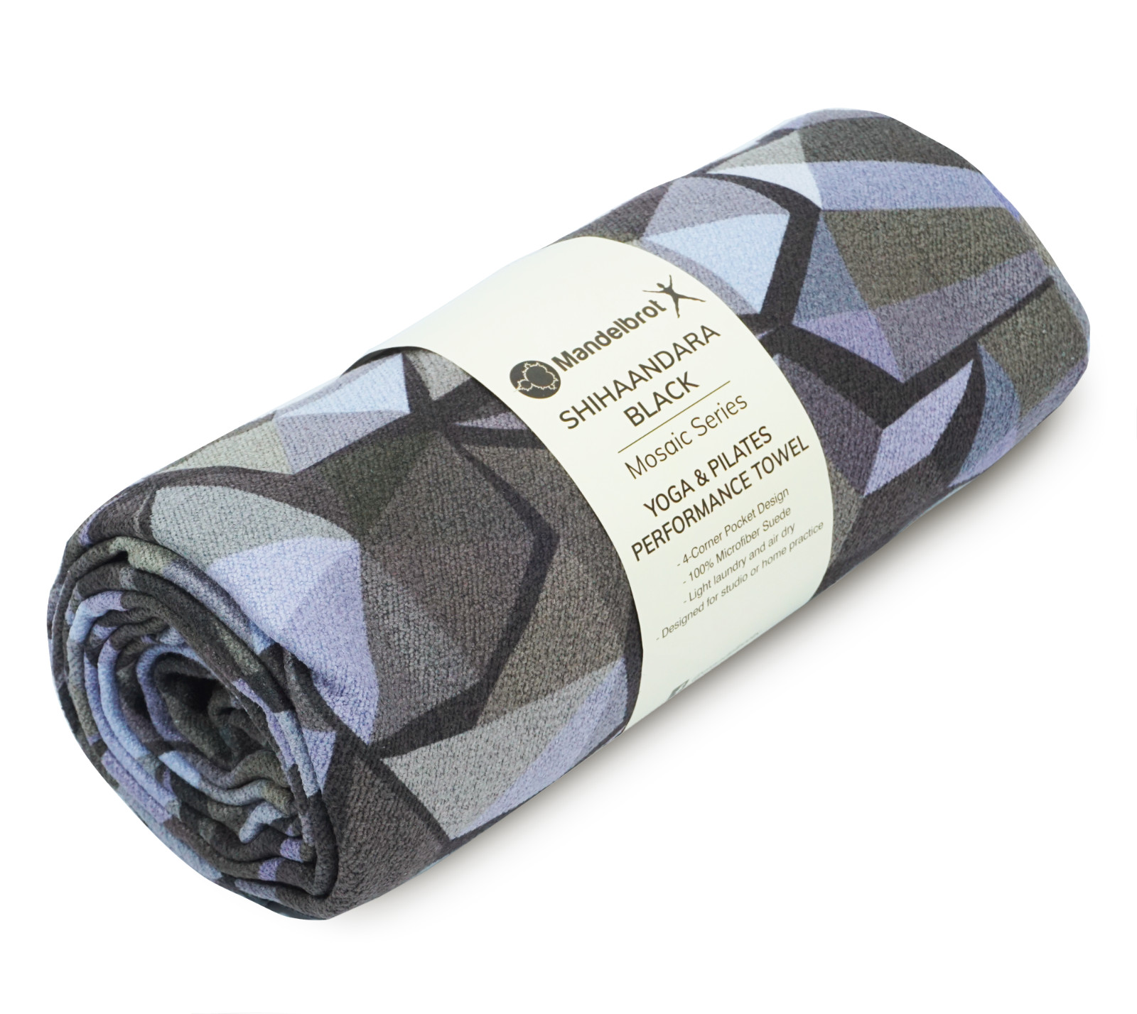 Yoga Towel | Non-Slip Mat Towel Ideal for Hot Yoga, Bikram, and Pilates