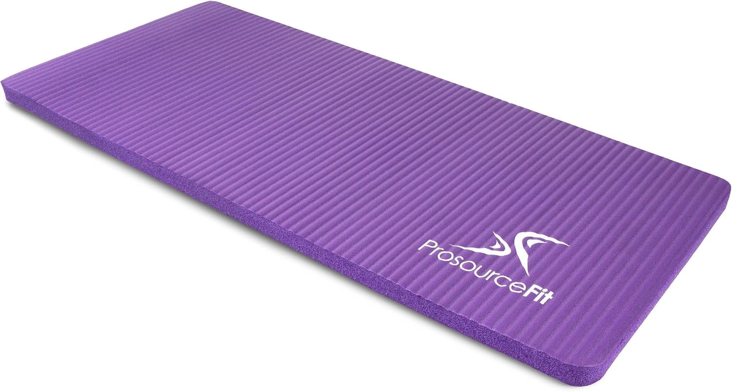 ProsourceFit Extra Thick Yoga Knee Pad and Elbow Cushion 15mm (5/8”) Fits
