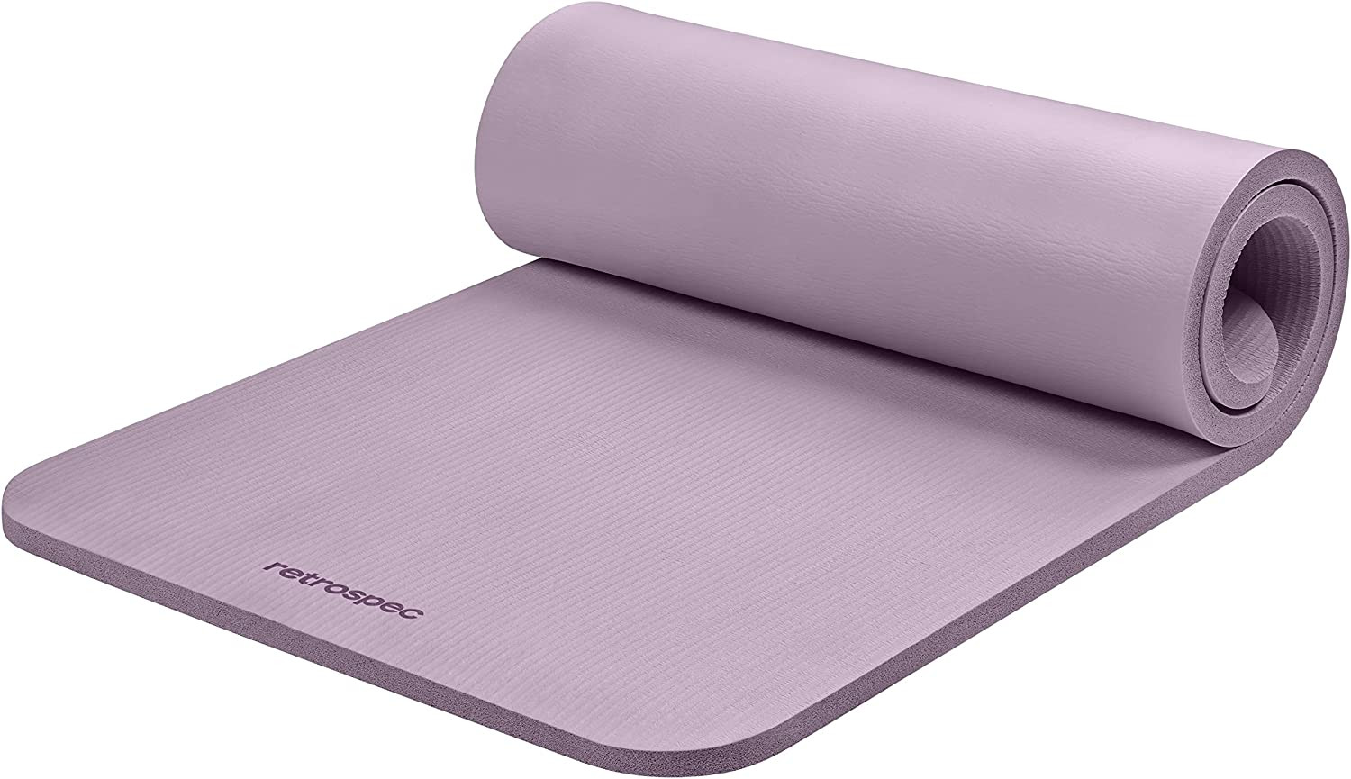 Solana Yoga Mat 1″ Thick W/Nylon Strap for Men & Women – Non Slip Exercise Mat f