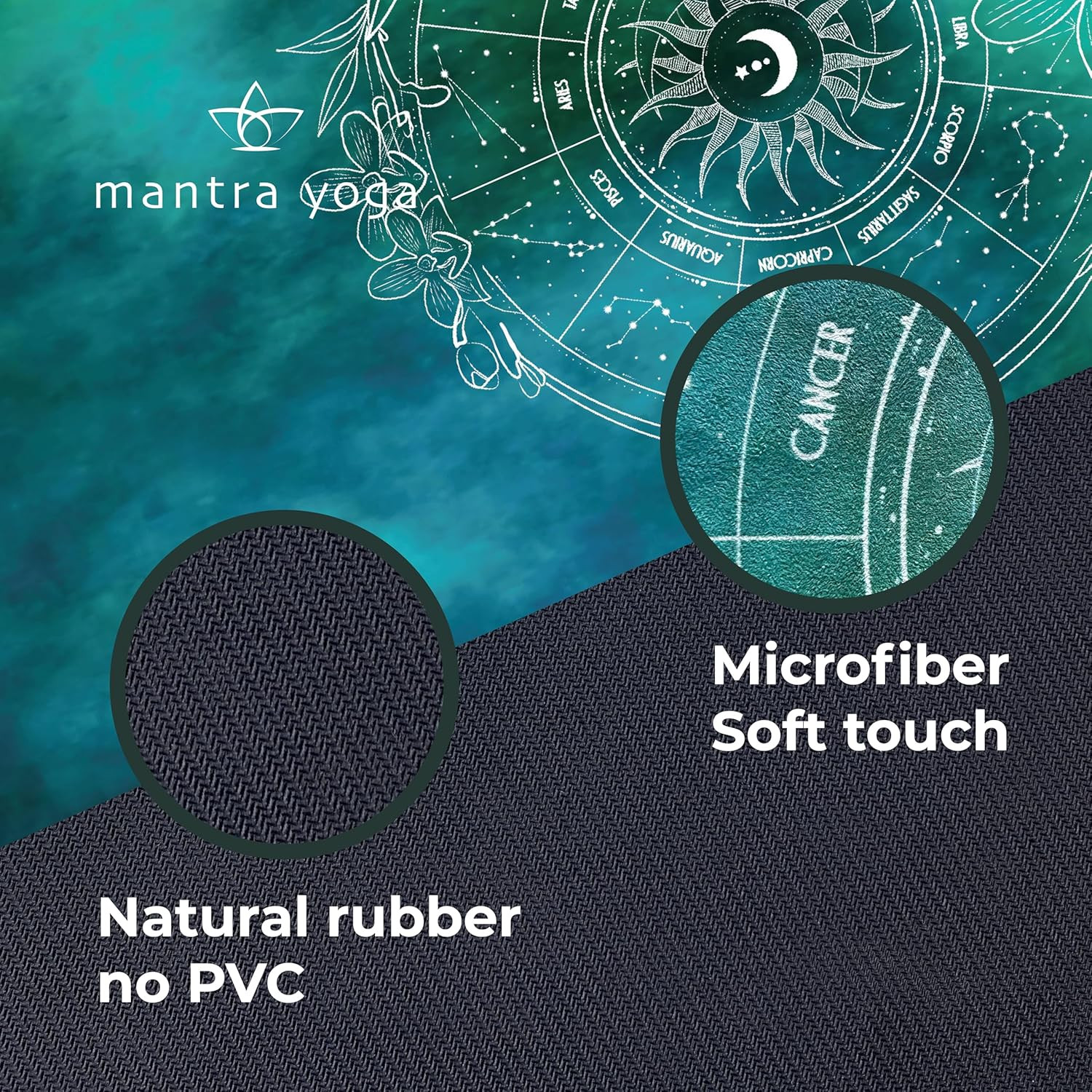 Eco-Friendly Foldable Yoga Mat with Knee Pad – Lightweight & Portable 72″x24