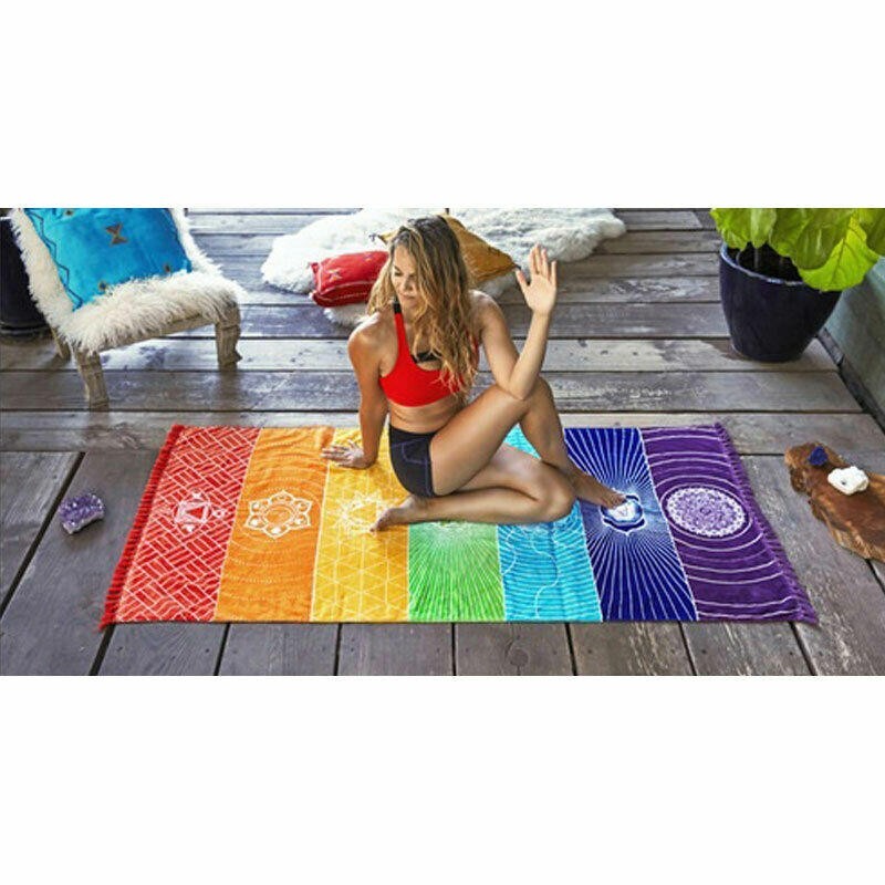 🏖️(New) Beach Mat, Yoga Mat or Wall Tapestry