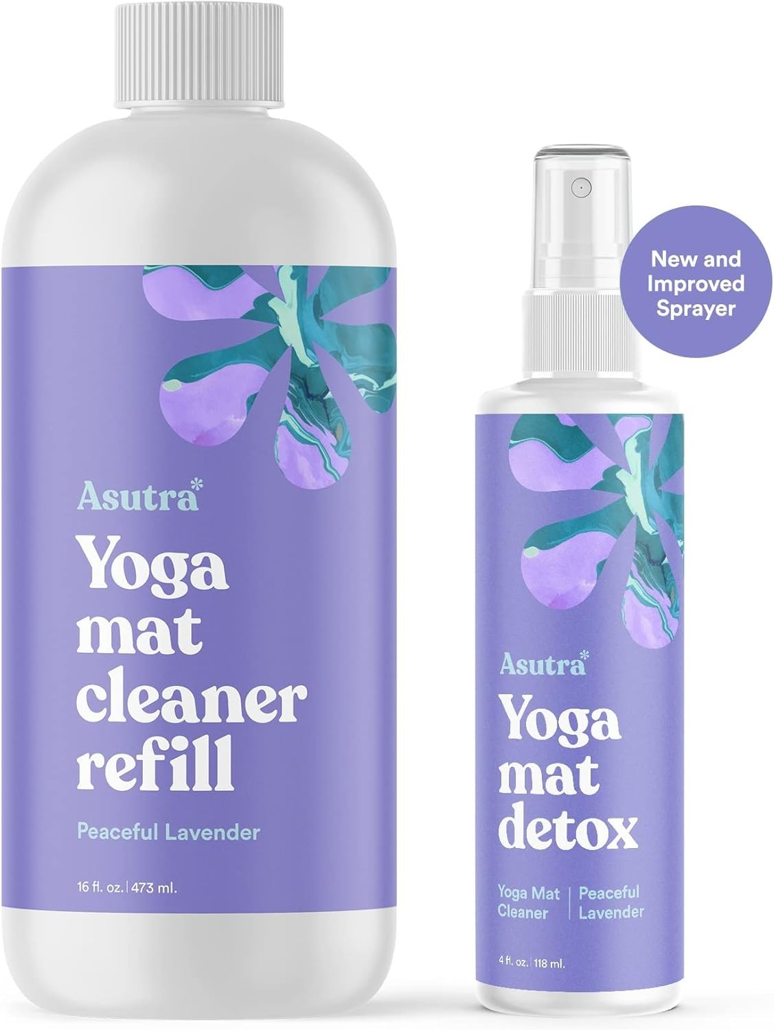 Deep-Cleansing Yoga Mat Cleaner Spray – 4 oz Lavender Aroma, Eco-Friendly