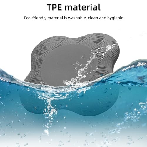 2 packs Yoga Knee Pad Mats Extra Thick for Knees Elbows Wrist Hands Head grey