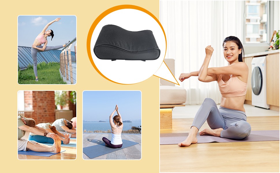 Pilates Reformer Head and Neck Support Pillow Reformer Partner PU Leather