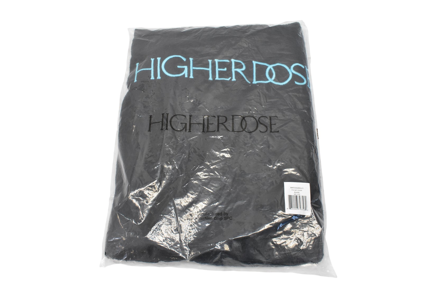 HIGHERDOSE MATCOVER-V1 Pro Mat Cover 29 X 73 In Black Yoga Accessory Fitness Gym