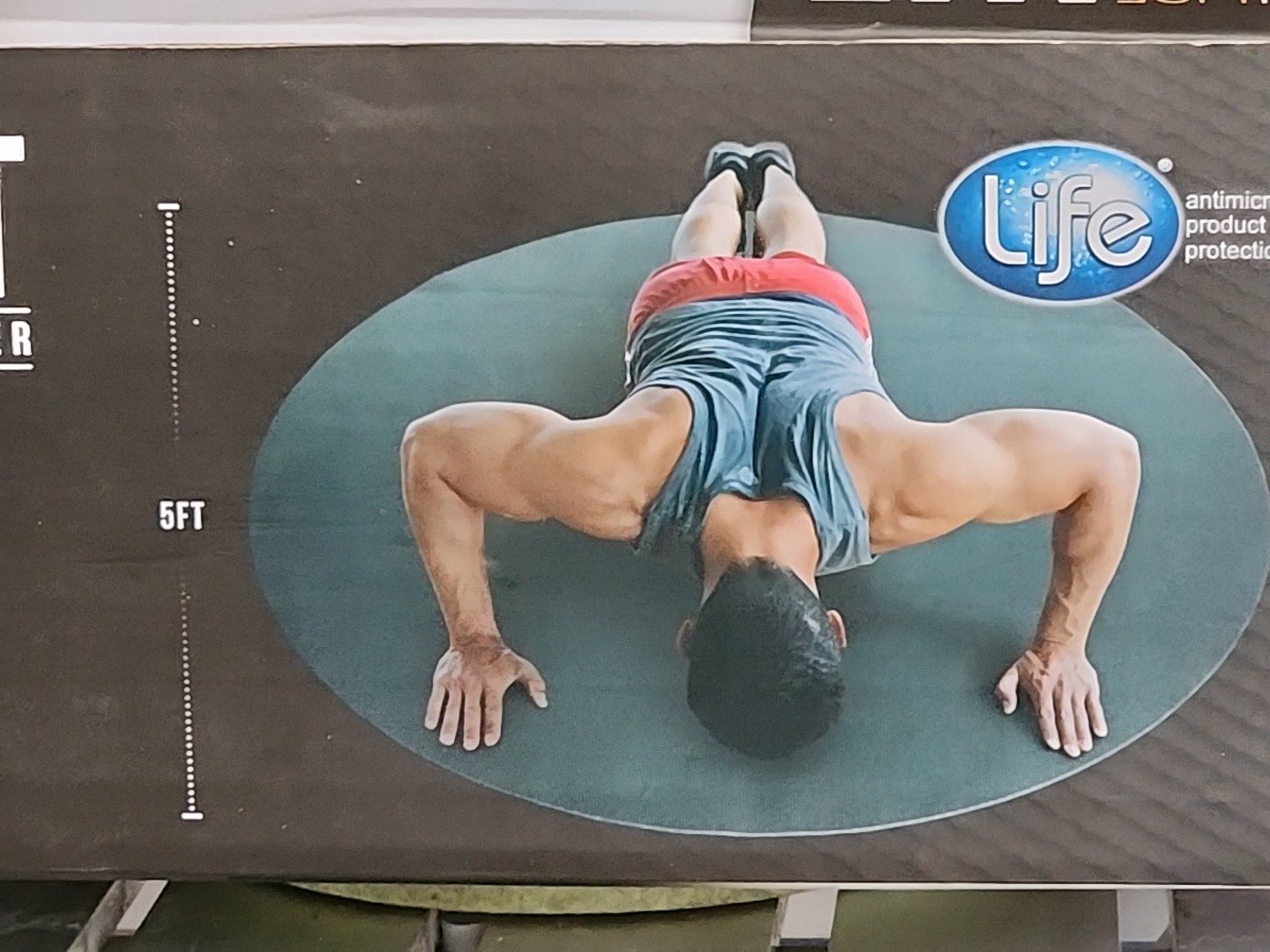 Multiuser Activity Mat Measures 5ft In Diameter For Yoga